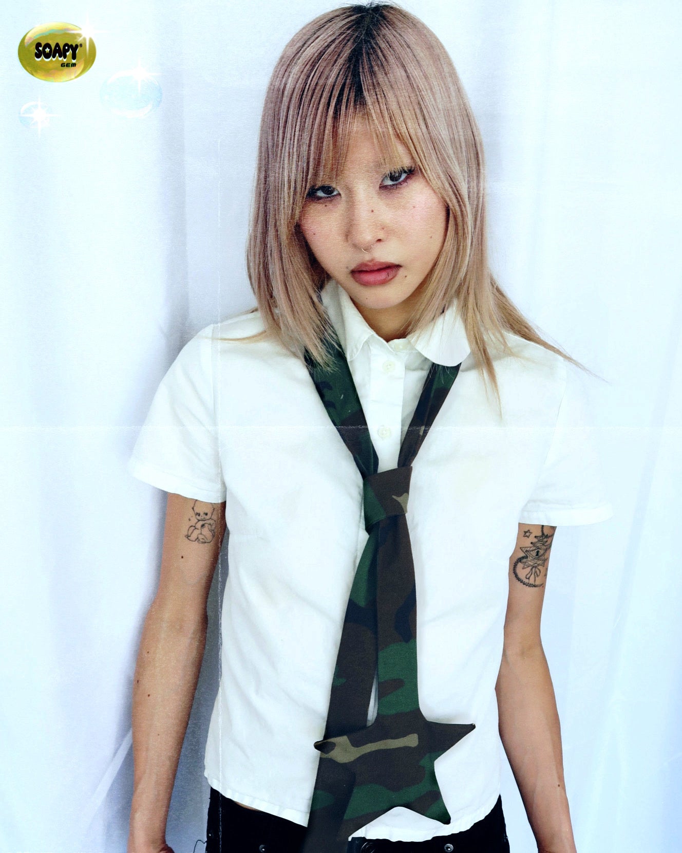 c<3 SUPERSTAR UNIFORM TIE  ★CAMO★